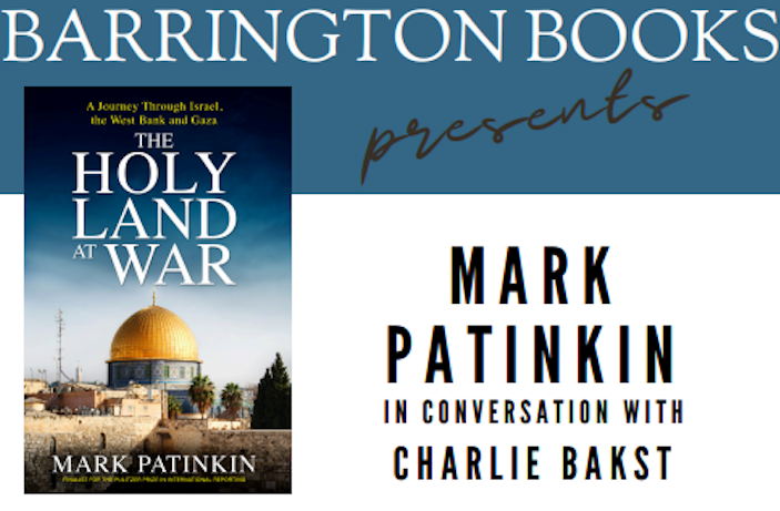 Event: 9-11-24 Mark Patinkin at Barrington books